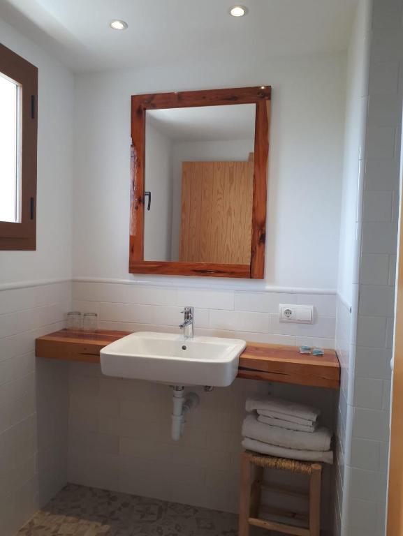 Koupelna v ubytování Hostal Marblau Ibiza