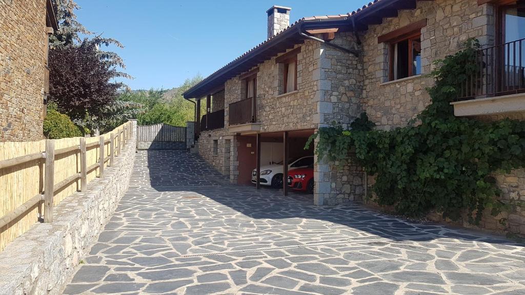 Budova, kde se aparthotel nachází