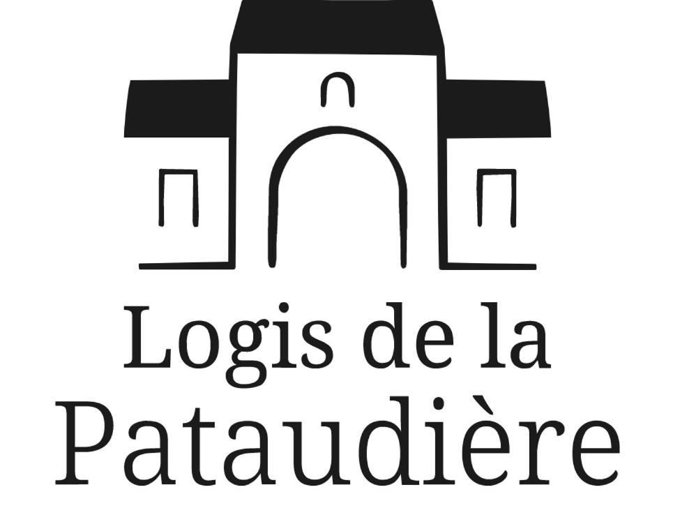 czarno-białe logo ze słowami locks de la palmette w obiekcie La Truffiere w mieście Champigny-sur-Veude