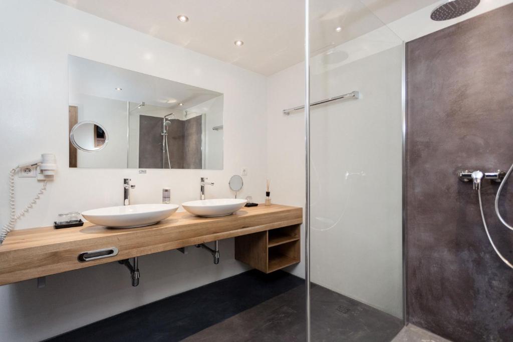 Koupelna v ubytování Hotel Kreuz