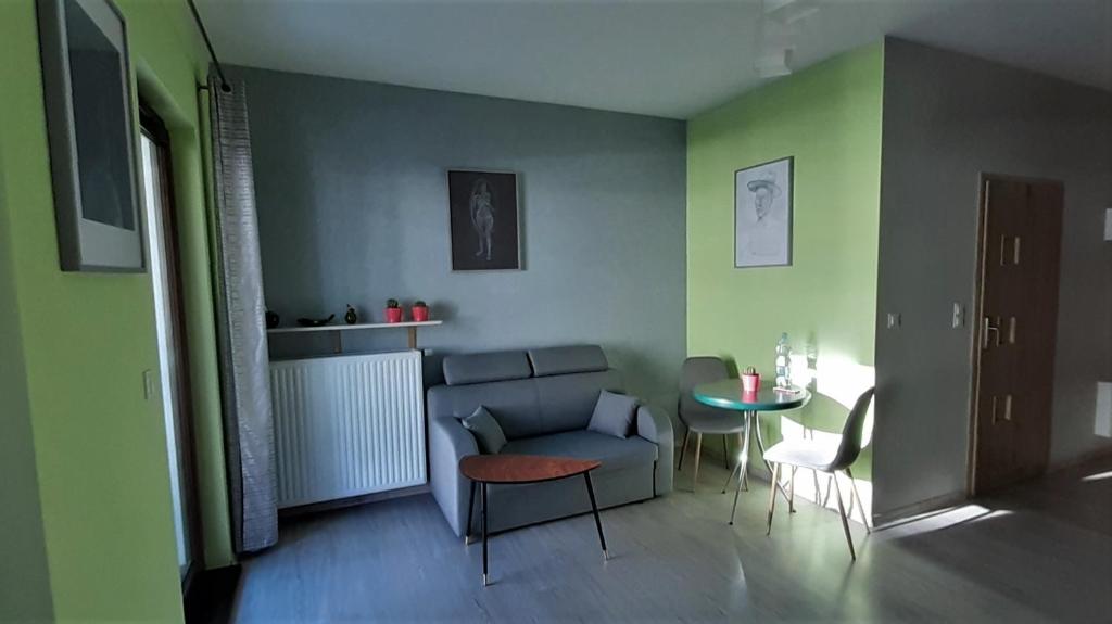 Kuchyňa alebo kuchynka v ubytovaní Green Wilanów Apartment with free parking