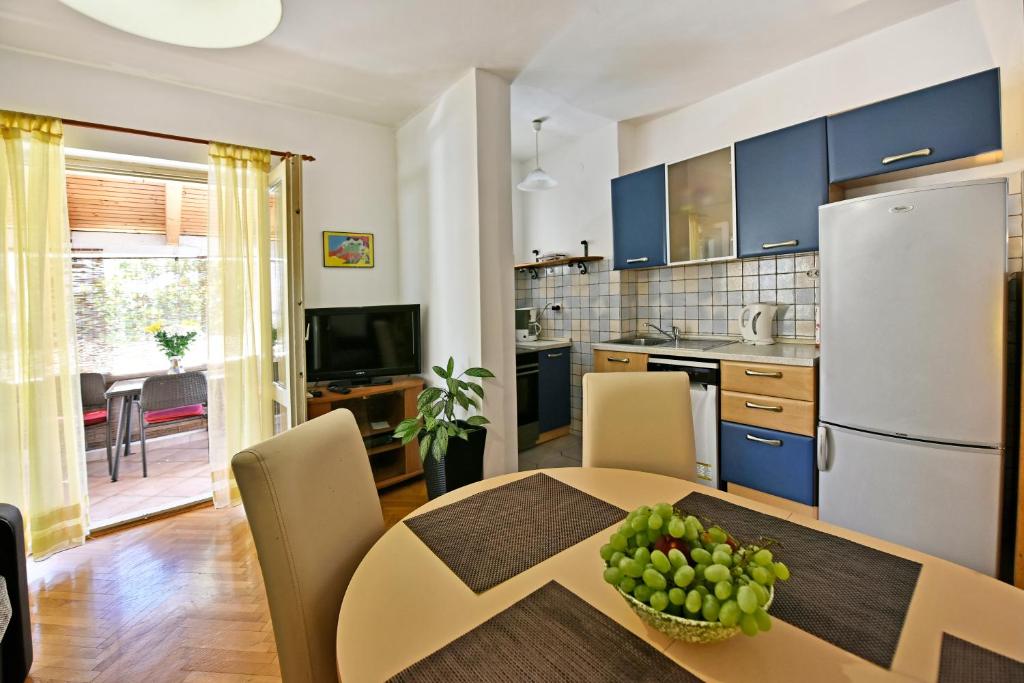 Kuchyň nebo kuchyňský kout v ubytování Apartment Nikola