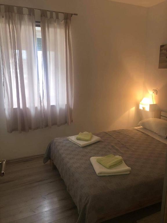 Postel nebo postele na pokoji v ubytování Apartmani Đokić
