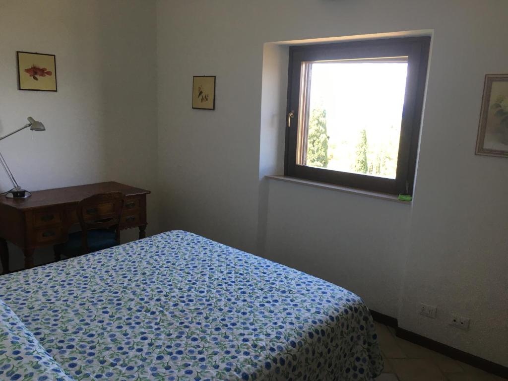 Postel nebo postele na pokoji v ubytování Un Quadro Sulla Giannella
