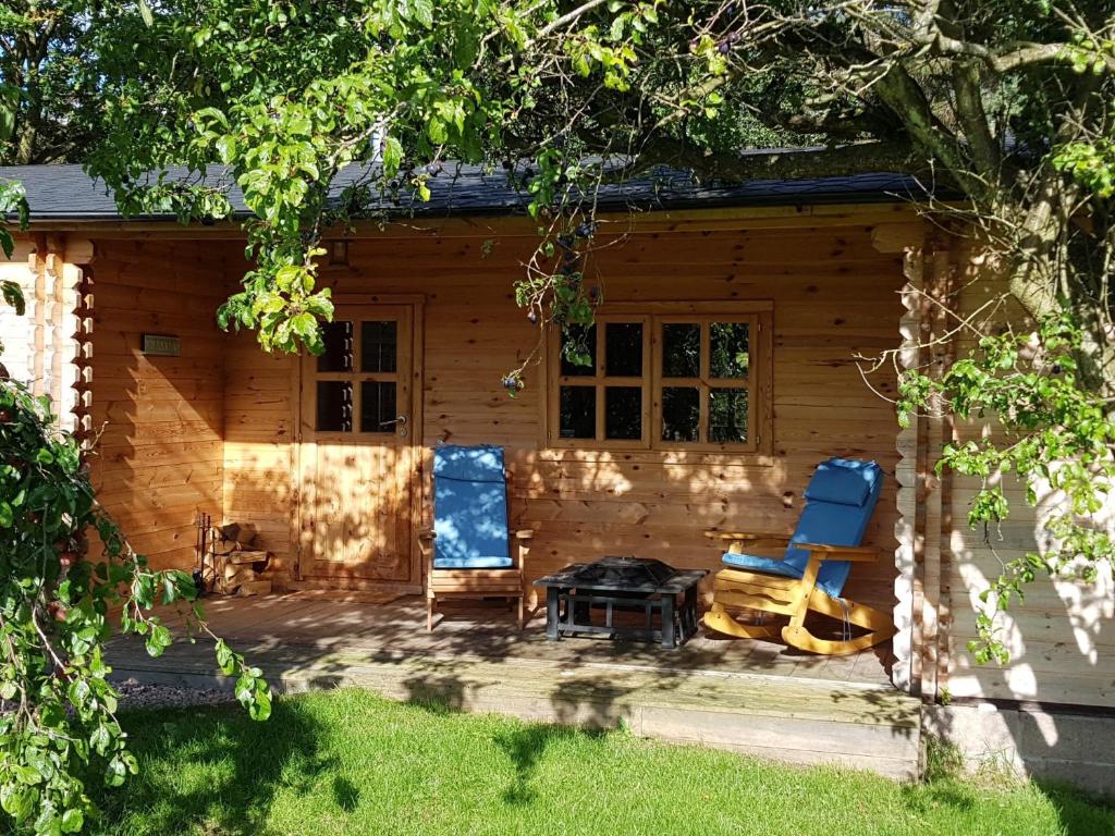 Zahrada ubytování Cabin at Aithernie