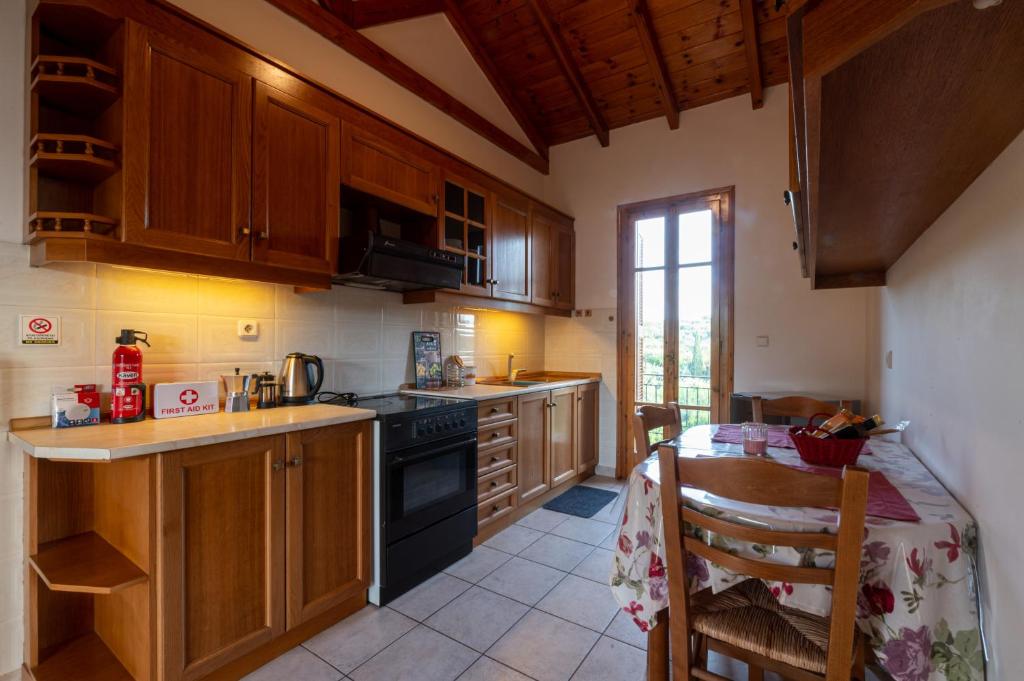 Kuchyň nebo kuchyňský kout v ubytování Alex Stone house