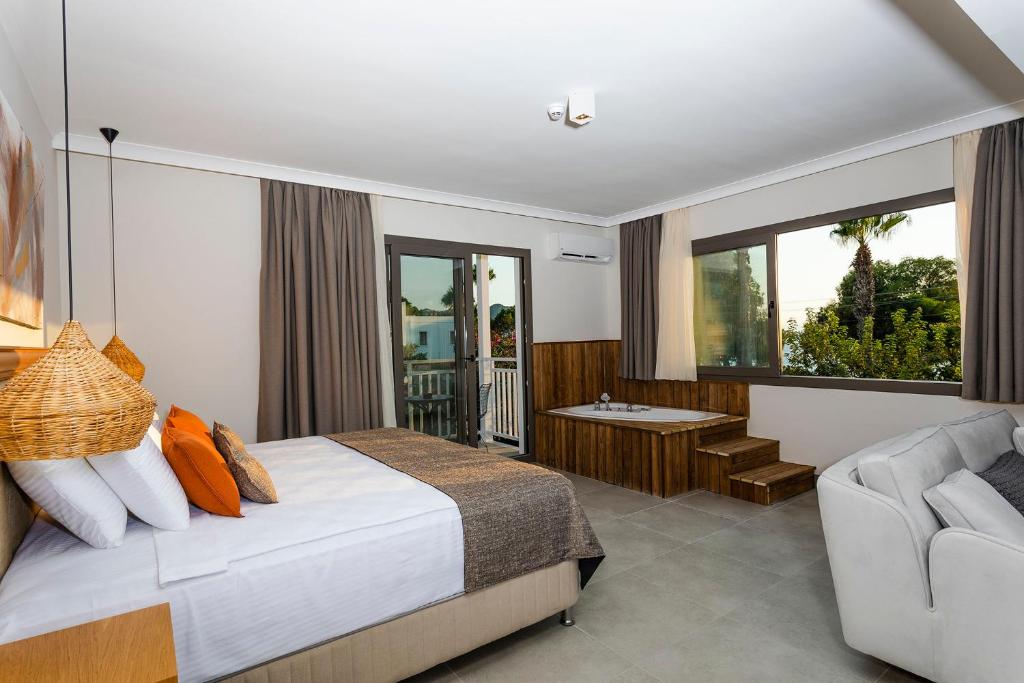 Posezení v ubytování Yalıpark Beach Hotel