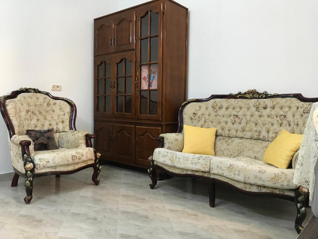 Posezení v ubytování Maison de Vacances Tazarka