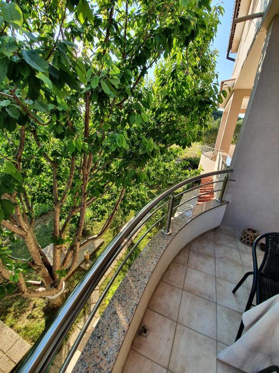 Balkón nebo terasa v ubytování Apartments RELAX 1