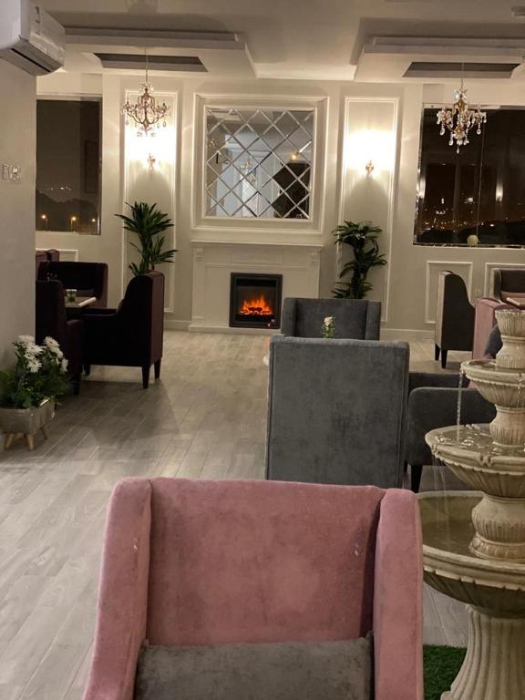 Posezení v ubytování Ladera Hotel Tanomah