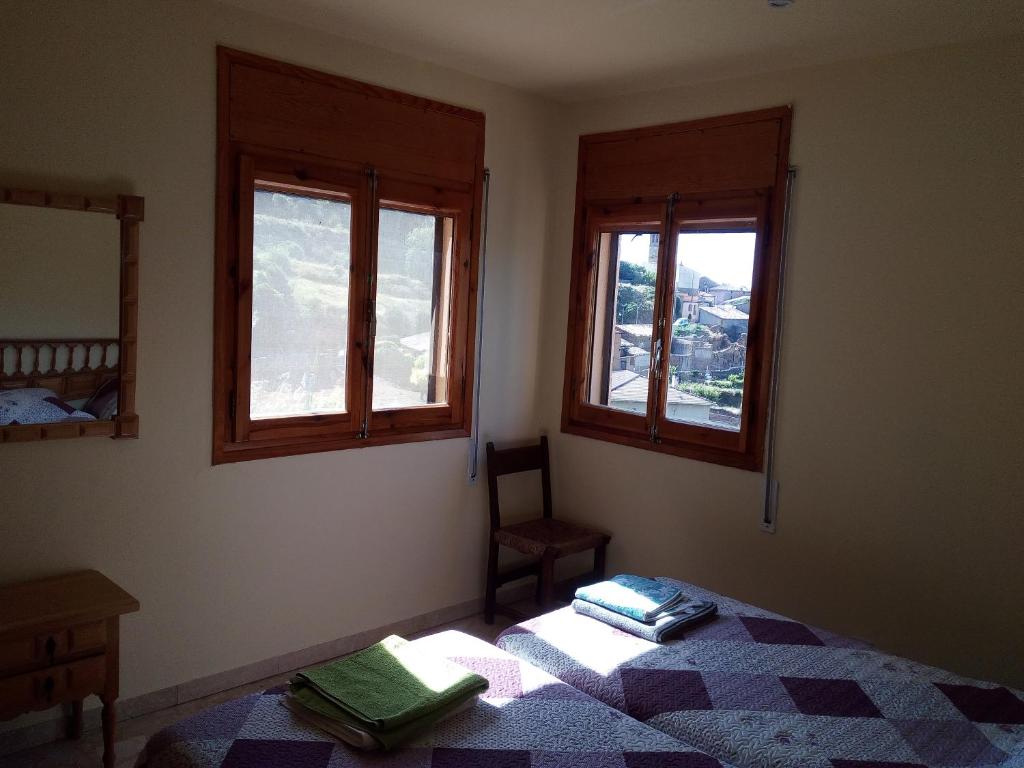 Postel nebo postele na pokoji v ubytování villa Garibaldi