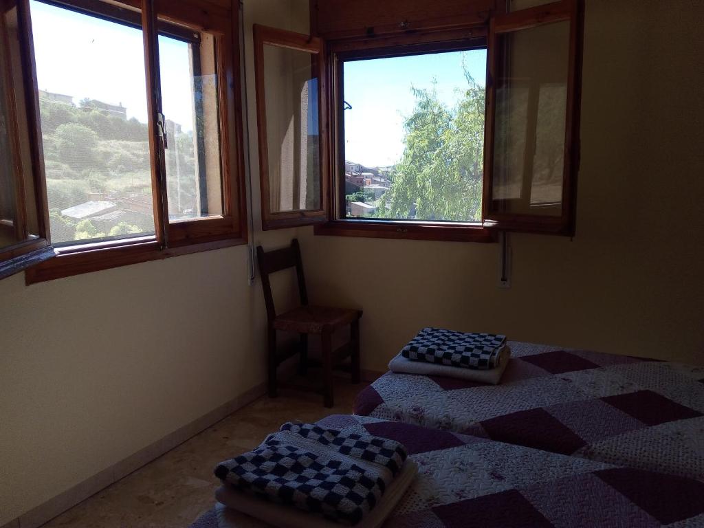 Postel nebo postele na pokoji v ubytování villa Garibaldi