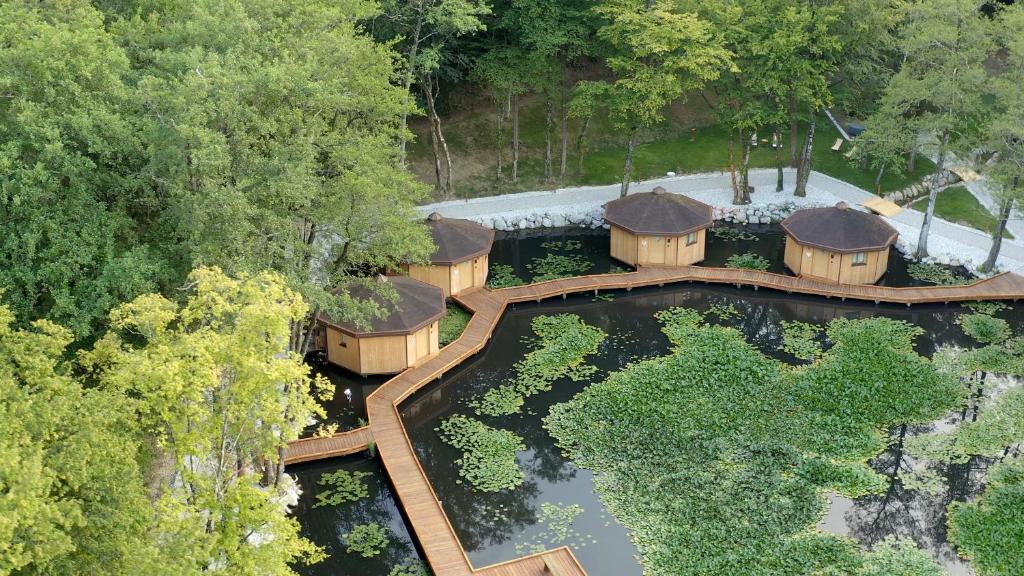 A view of the pool at Pikol Lake Village Boutique Glamping or nearby