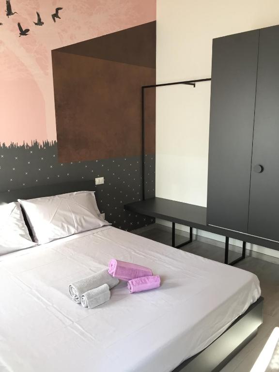 Łóżko lub łóżka w pokoju w obiekcie Altana Deluxe Apart