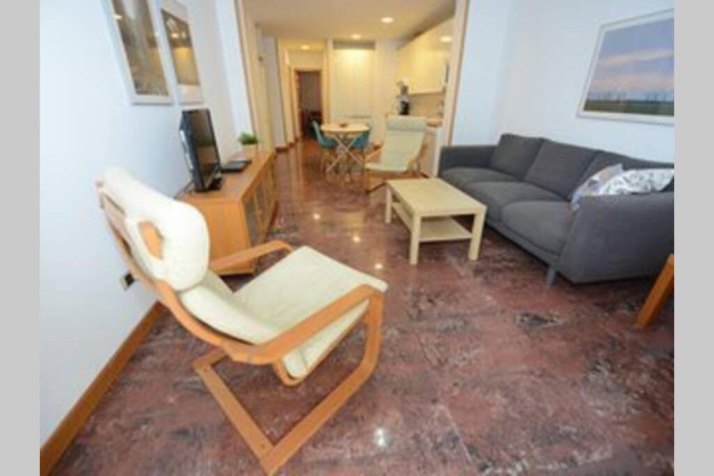 A seating area at Edificio Gaviota apartamento 3