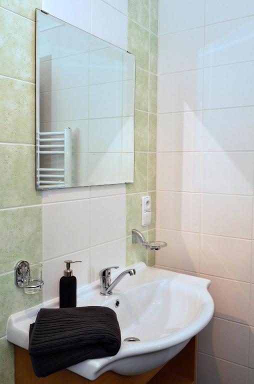 Koupelna v ubytování Apartmány Irisis