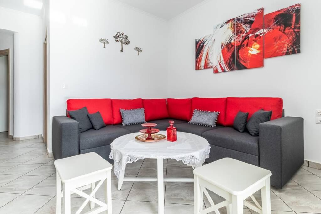 Posedenie v ubytovaní Meandros Apartment with Garden View