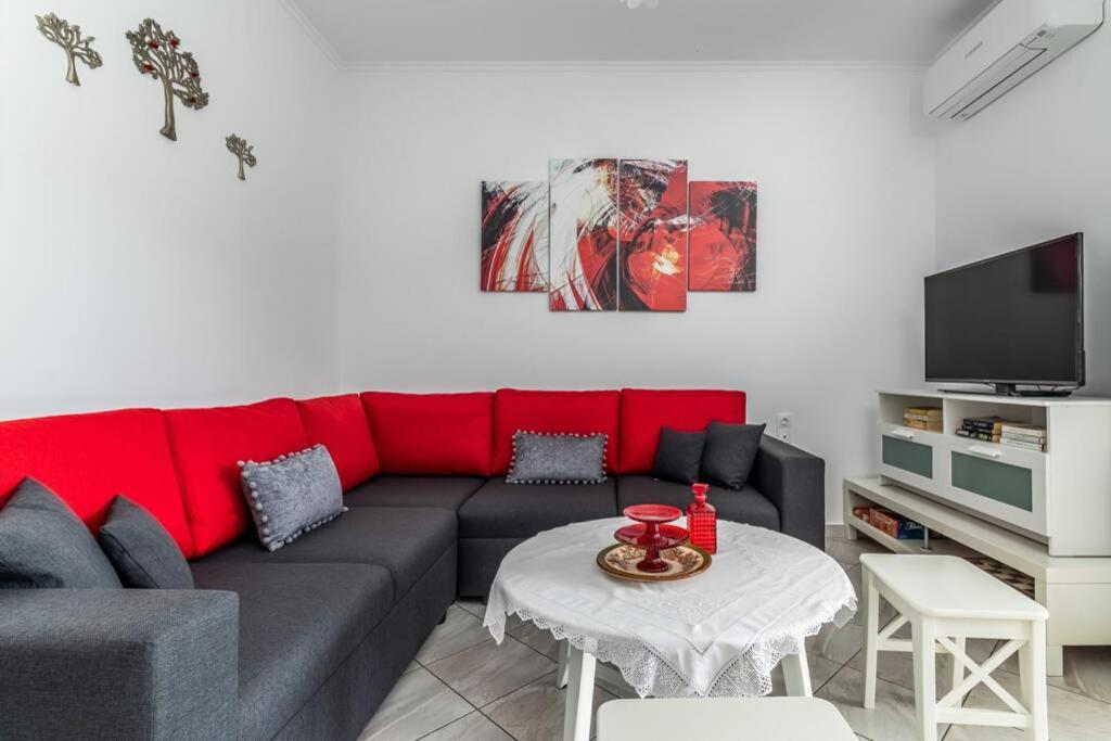 Posedenie v ubytovaní Meandros Apartment with Garden View