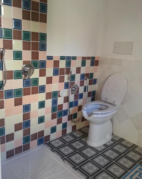 Salle de bains dans l'établissement Sa Domu e Crakeras