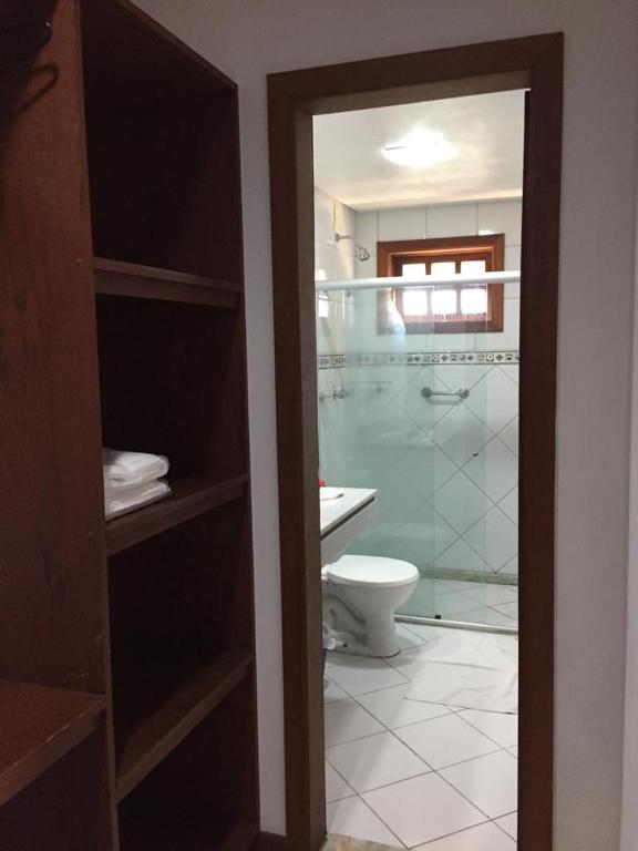 Koupelna v ubytování Eden Praia Hotel
