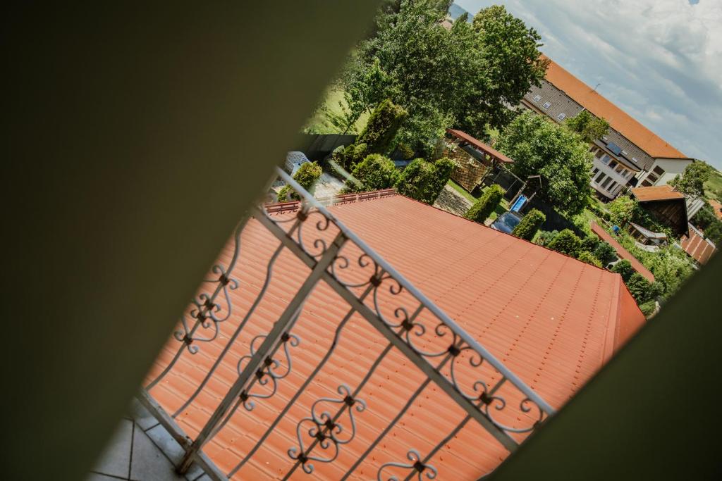 Balkón nebo terasa v ubytování Vila Adria