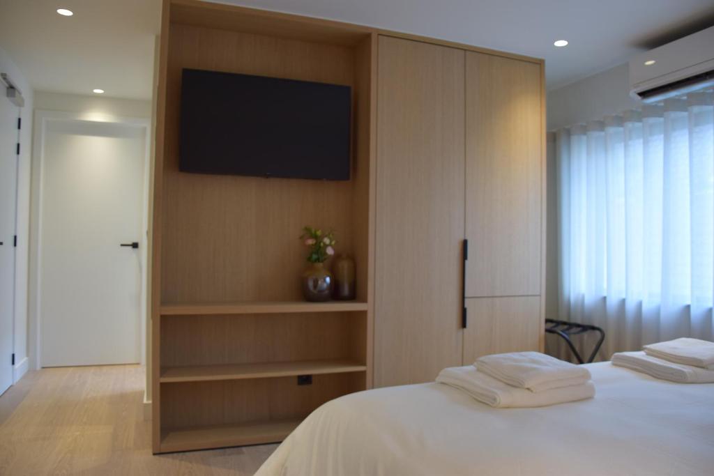 Postel nebo postele na pokoji v ubytování B&B Villa Mimosa