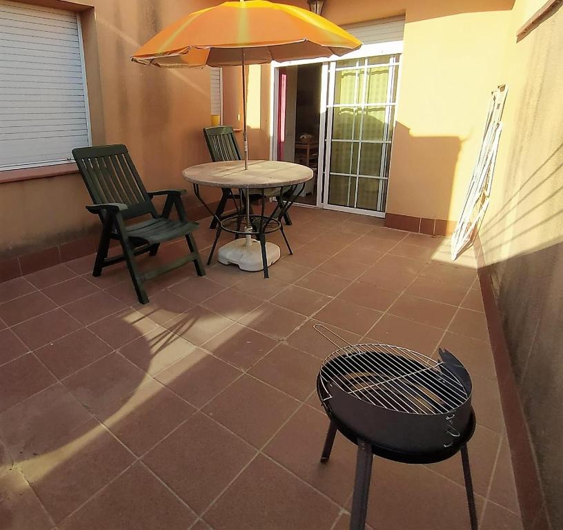 Patio alebo iná vonkajšia časť ubytovania Can Panxeta