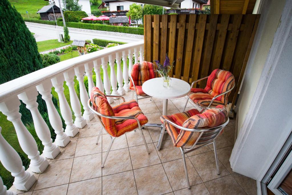 Balkón nebo terasa v ubytování Rooms Ambrožič