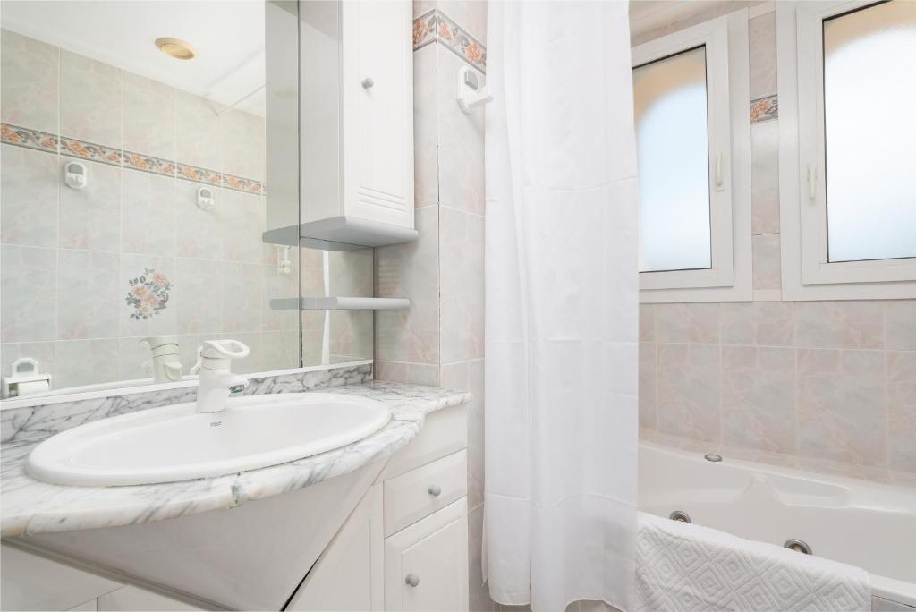 Kúpeľňa v ubytovaní Villa Cala Marsal
