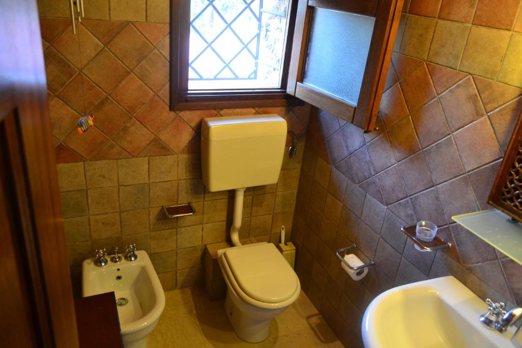 Kúpeľňa v ubytovaní Villa Paradiso Riserva Naturale Monte Cofano