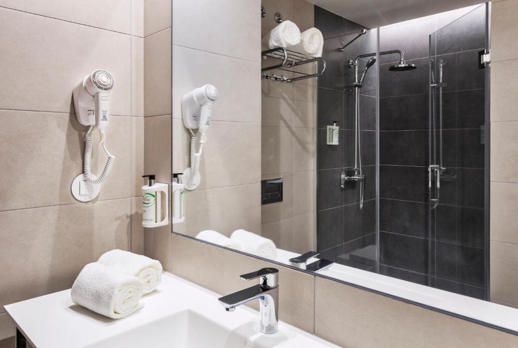 Koupelna v ubytování B&B HOTEL Lisboa Aeroporto