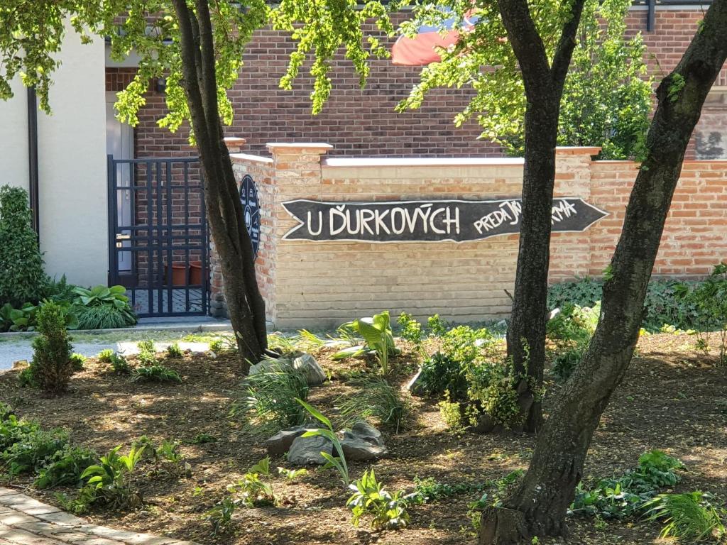 Zahrada ubytování u Ďurkových