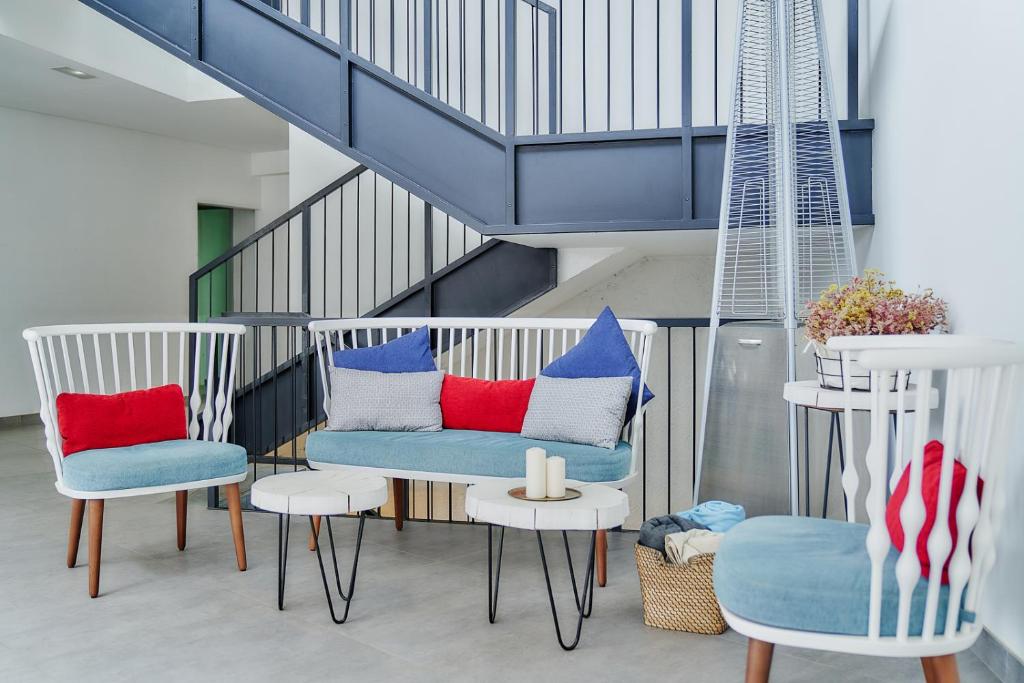 Posezení v ubytování Hotel Arrey Alella
