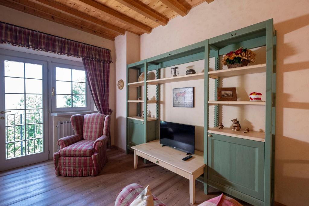 TV a/nebo společenská místnost v ubytování Contessa Pace - Luxury flat