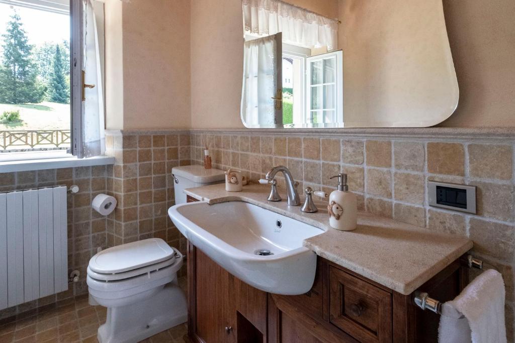 Koupelna v ubytování Contessa Pace - Luxury flat