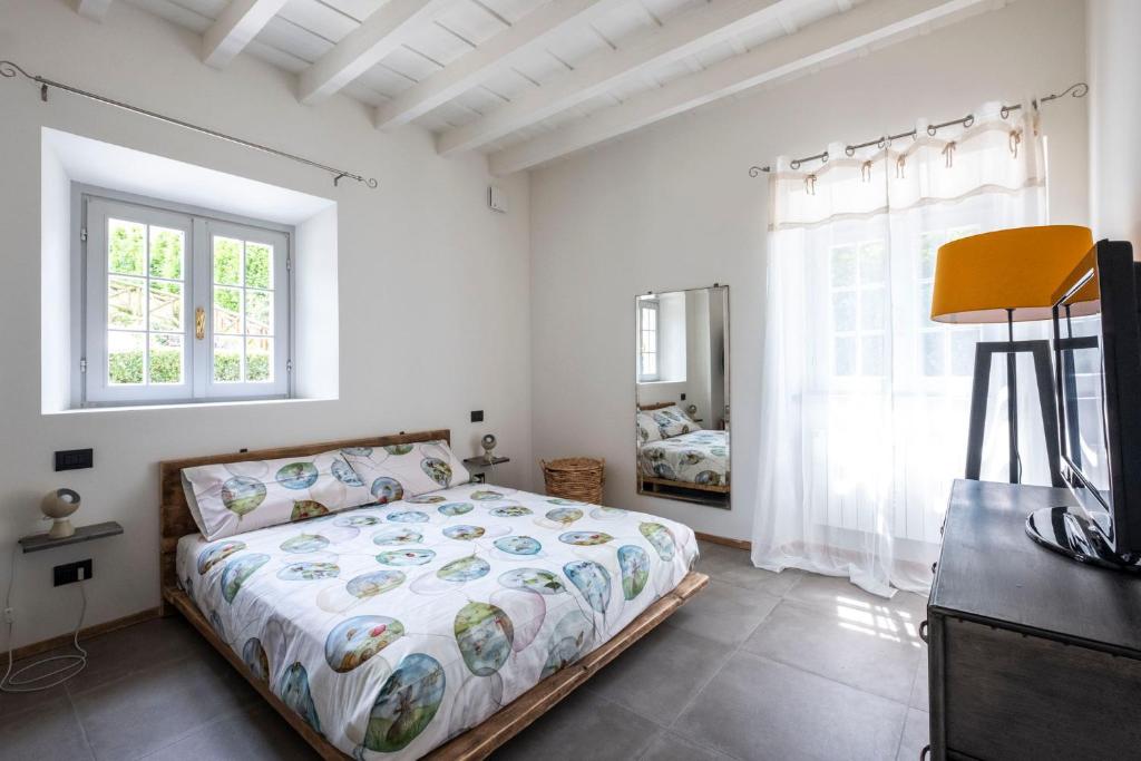 Postel nebo postele na pokoji v ubytování Contessa Pace - Luxury flat