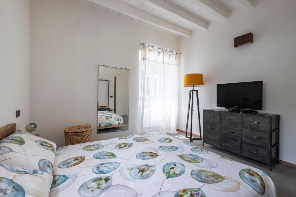Postel nebo postele na pokoji v ubytování Contessa Pace - Luxury flat