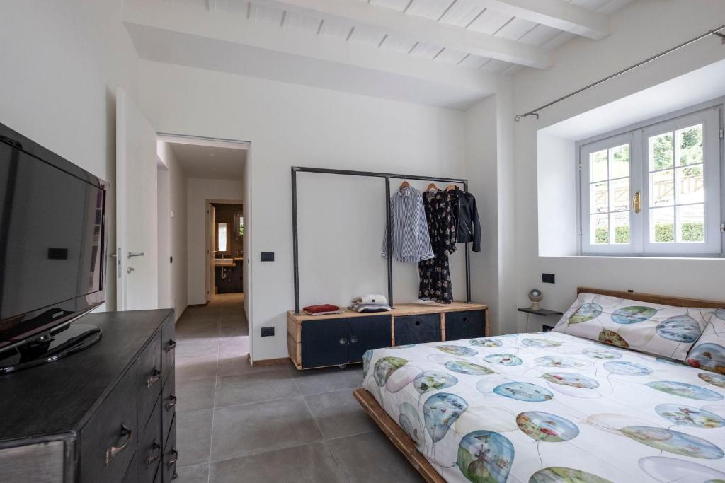 Postel nebo postele na pokoji v ubytování Contessa Pace - Luxury flat