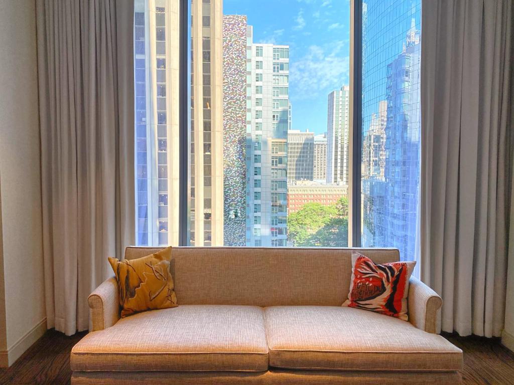 Posezení v ubytování Lotte Hotel Seattle
