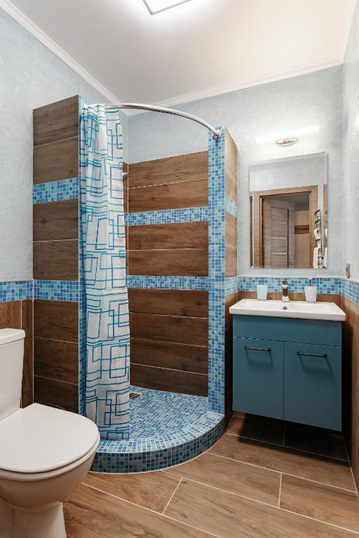 Koupelna v ubytování YUDGI - Home Hotel