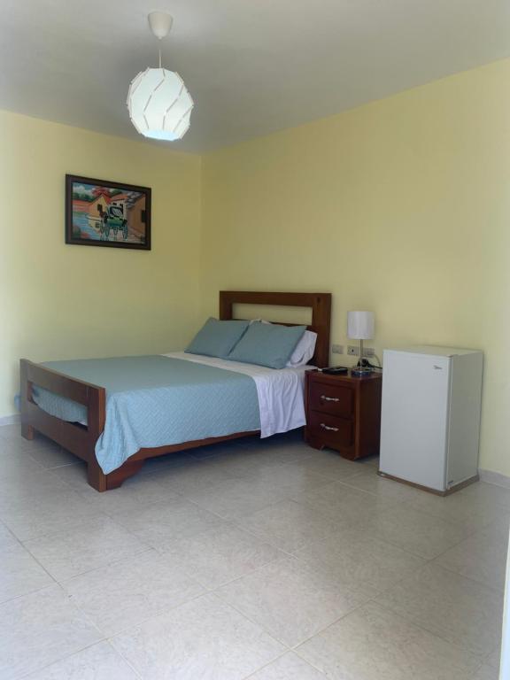 Postel nebo postele na pokoji v ubytování Hotel Anedi