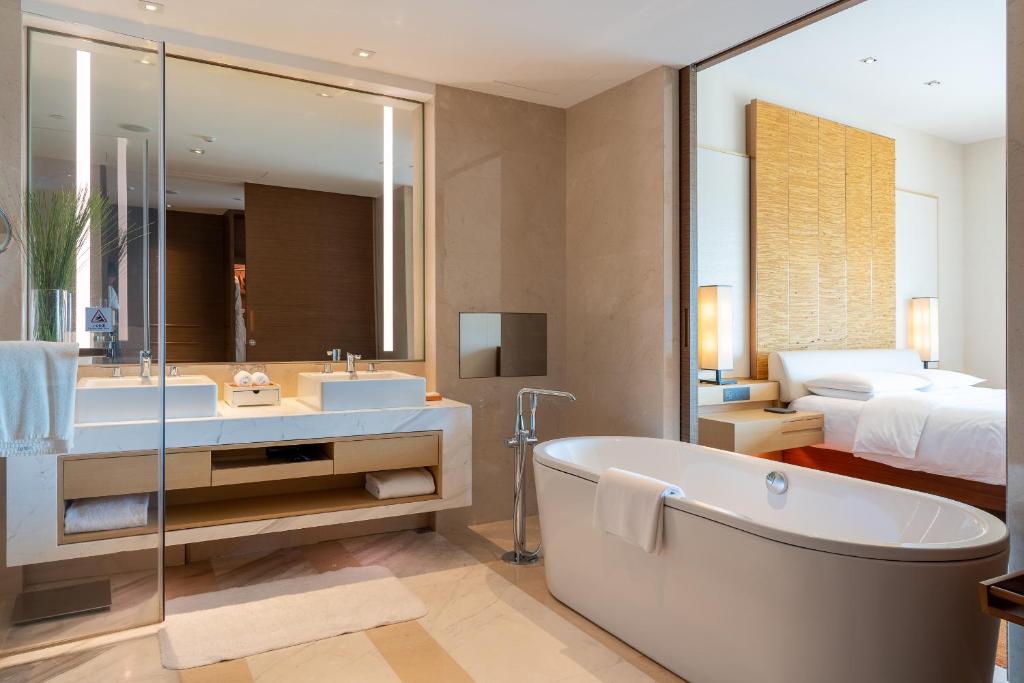 Koupelna v ubytování Hyatt Regency Xiamen Wuyuanwan
