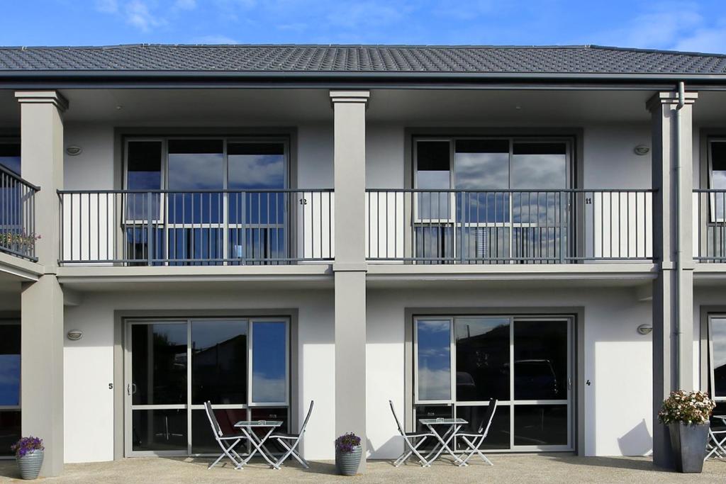 Balkón nebo terasa v ubytování Oamaru Motor Lodge