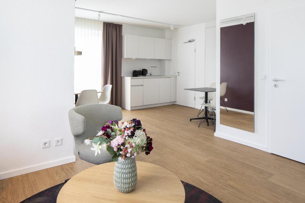 Kuchyň nebo kuchyňský kout v ubytování Hotel Upstalsboom Langeoog