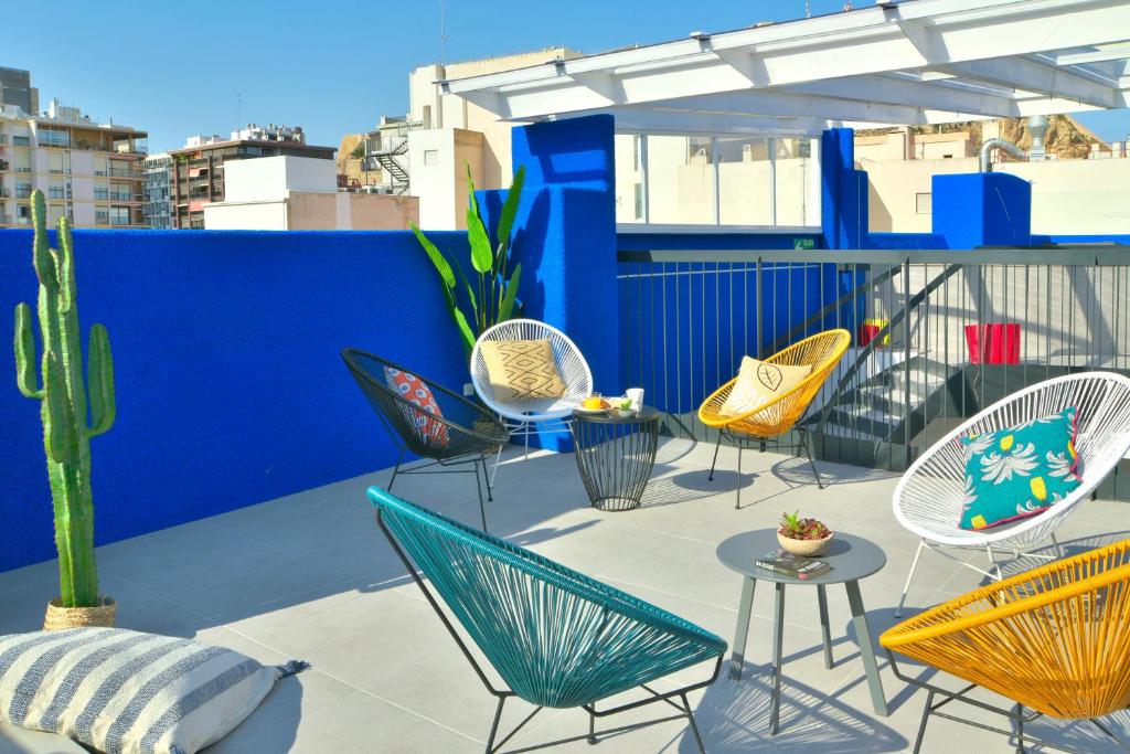 Balkón nebo terasa v ubytování MyFlats Luxury Downtown