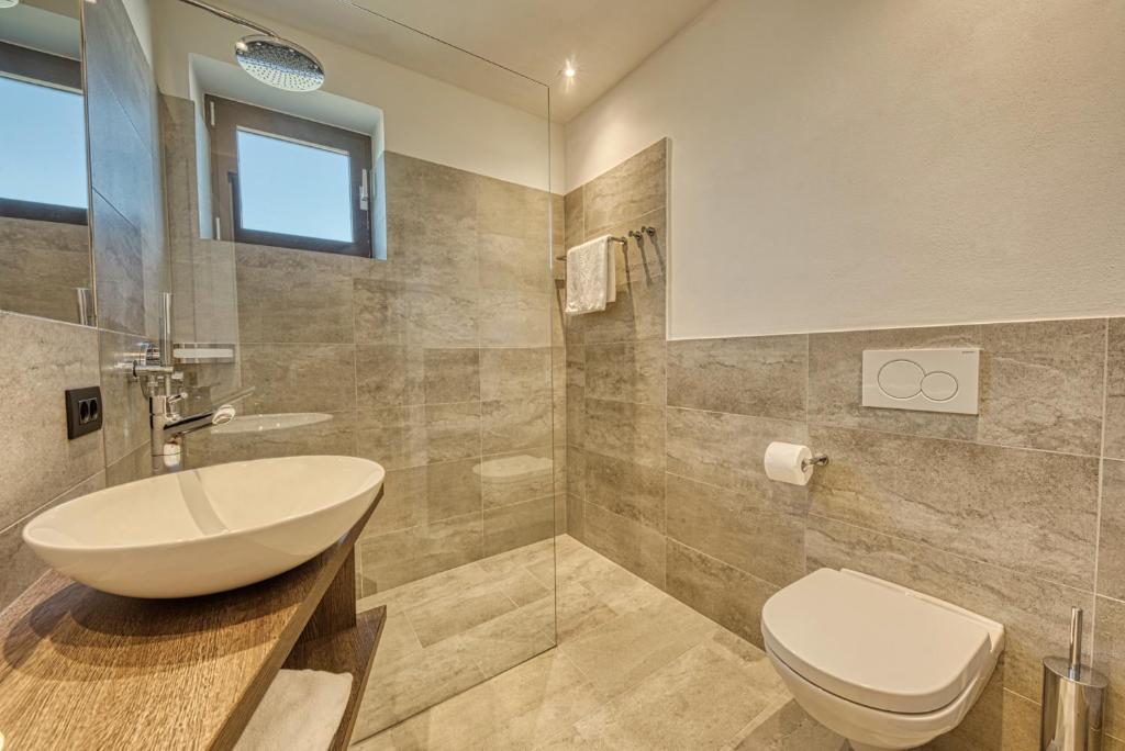 Koupelna v ubytování Hotel Klarnerhof