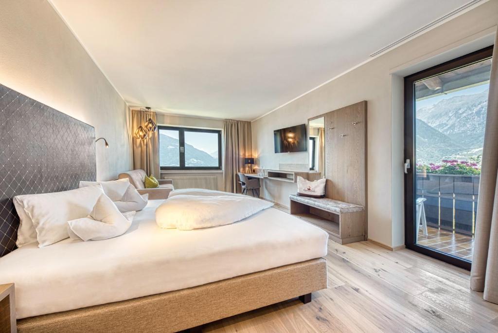 Postel nebo postele na pokoji v ubytování Hotel Klarnerhof