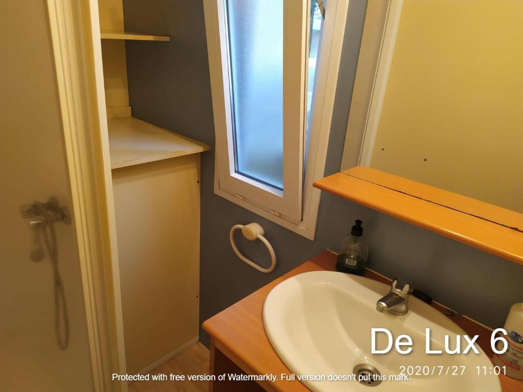 Koupelna v ubytování Mipro Mobilhome