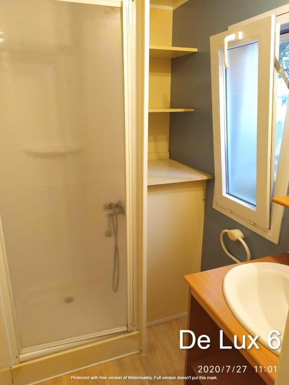 Koupelna v ubytování Mipro Mobilhome