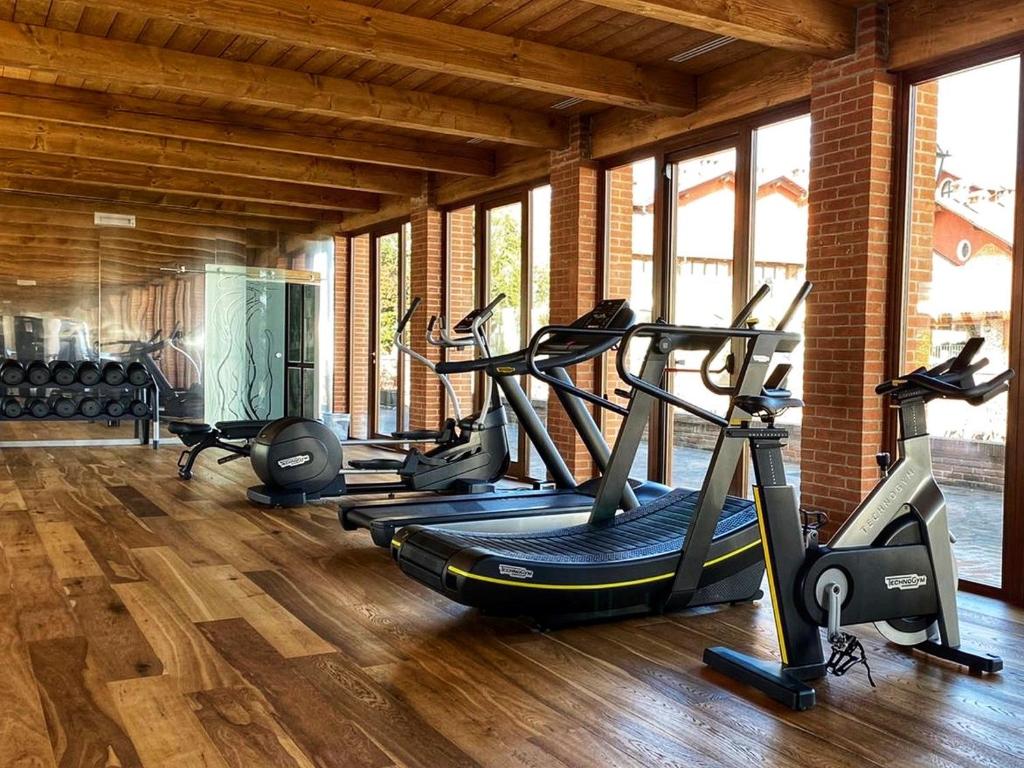 Posilňovňa alebo fitness centrum v ubytovaní Relais Santo Stefano